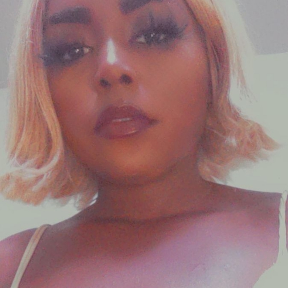 Blonde hand cut lace front wig